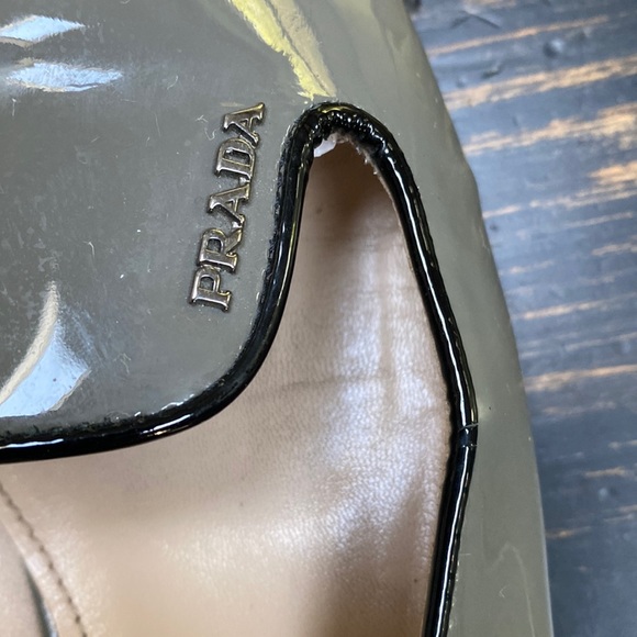 Prada Calzature Donna Flats in Gray & Black - Picture 9 of 15